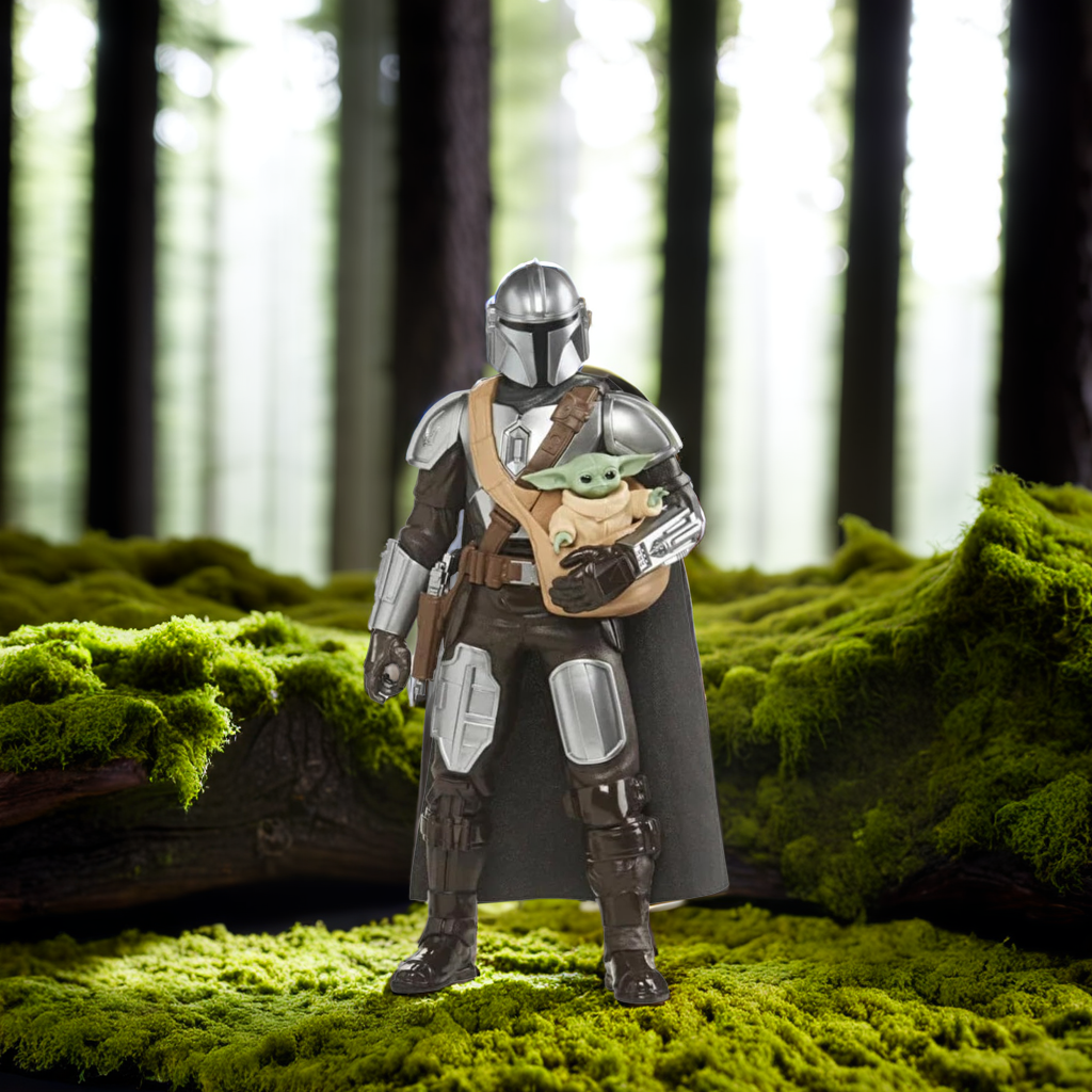 Star Wars Galactic Action The Mandalorian Grogu Interactive Electronic 12-Inch-Scale Action Figures, Star Wars Toys for Kids Ages 4 and Up