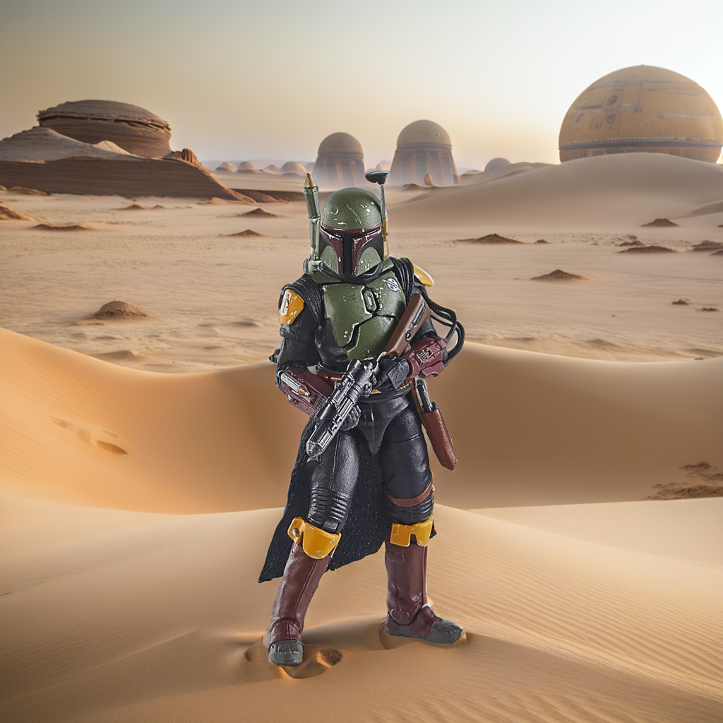 STAR WARS The Vintage Collection Boba Fett (Tatooine) Deluxe Action Figure, 3.75-Inch-Scale The Book of Boba Fett