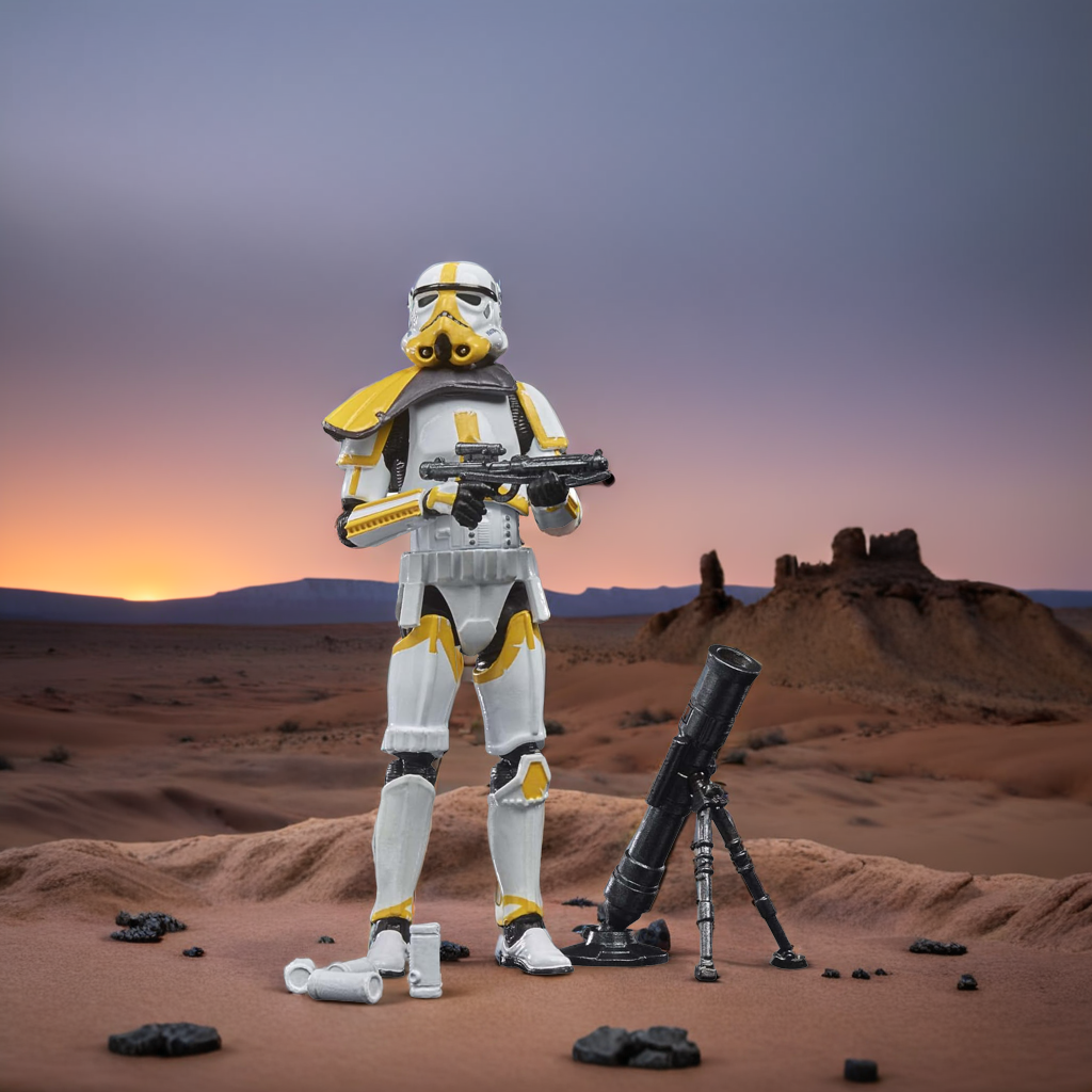Star Wars The Vintage Collection Artillery Stormtrooper Toy, 3.75-Inch-Scale The Mandalorian