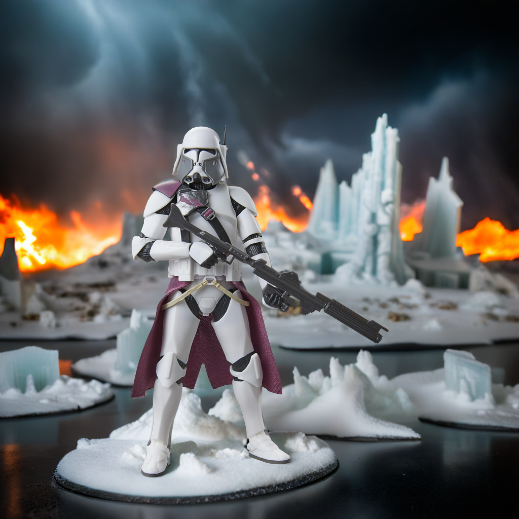STAR WARS The Black Series Clone Commander Bacara, Revenge of The Sith Premium Collectible 6 Inch Action Figure