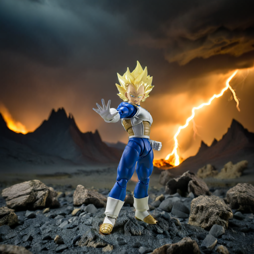Dragon Ball Z Super Sayan Vegeta Figurine S.H. Figuarts 14 cm