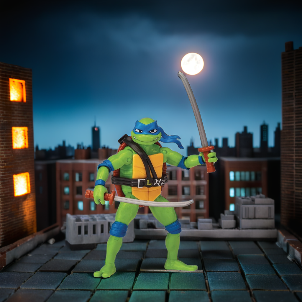 Teenage Mutant Ninja Turtles: Mutant Mayhem 4.5” Leonardo Basic Action Figure by Playmates Toys